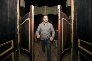 Daniel Guzmán, director de ‘A cambio de nada’, ganadora del ‘Ópera prima’ en 2015, en Tabernas.