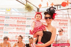Concurso de Trajes de Flamenca en la Feria de Almería