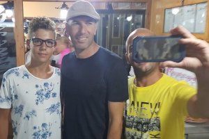 Un selfie con Zidane.