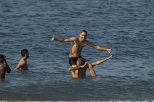 Jorge Morcillo con Iago Díaz.