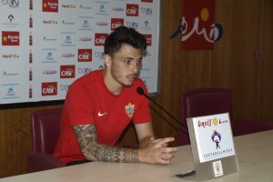 Ximo Navarro en rueda de prensa.