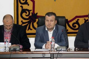 El alcalde, Salvador Hernández, durante un Pleno en una imagen de archivo.
