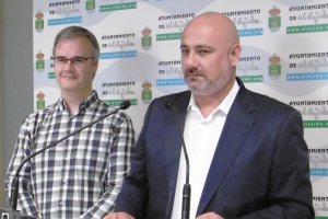 Los concejales socialistas Juan Godoy y Juanjo Callejón. Foto de archivo.