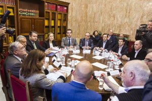 Reunión en primavera con la ministra Pastor.