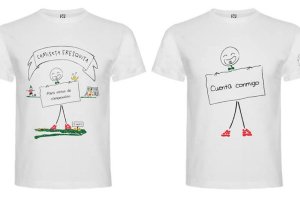 Imagen de las camisetas a la venta