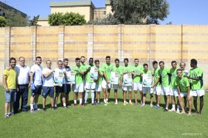 Jugadores y directiva del CD El Ejido.