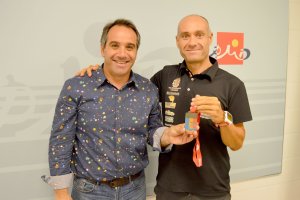 Juanjo Segura con José Juan Soler.