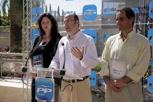 María Vázquez, Luis Rogelio y Juanjo Segura.