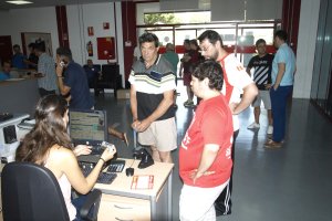 Los seguidores rojiblancos siguen fieles a su equipo.