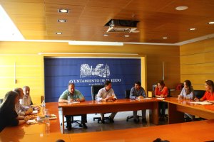 En la imagen, reunión de la última Junta de Gobierno en el Ayuntamiento.