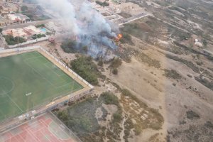 Imagen del suceso a la entrada de Cabo de Gata.