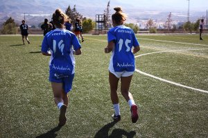 Jugadoras del club Estudiantes de Almería