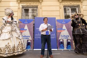 Presentación del programa "Cultura en la calle" .