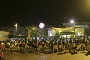Una terraza en Garrucha en una imagen de archivo