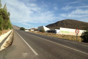 En la imagen, tramo de la A-358 entre Dalías y Berja.