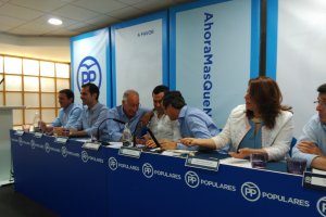 Junta Directiva provincial del pp realizada en la tarde de ayer en el hotel Tryp Indalo de la capital almeriense.