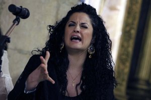 Detalle de una actuación de Rocío Segura