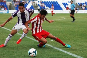 Marcos Tébar en el Valladolid-Almería de 2013.
