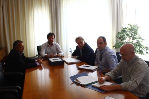 Reunión de la comisión técnica de seguimiento del carril bici. La foto es de archivo.