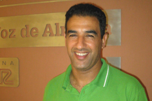 Hicham Jadrane en una de sus visitas as LA VOZ.