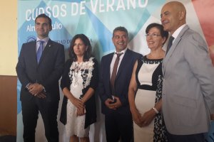 Ramón Fernández-Pacheco, Trinidad Cabeo, Carmelo Torres, Gracia Fernández y Diego Martínez