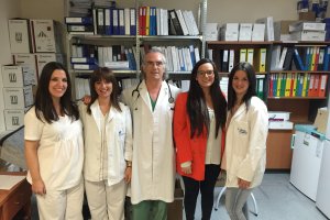 Equipo de trabajo del Hospital Virgen del Mar.