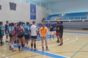 Prenafeta en una charla de tecnificación.
