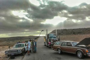 Rodaje del cortometraje ‘Downunder’ en Agua Amarga. (Foto: Helher Escribano y José Luis Sánchez)