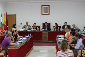 Imagen del pleno celebrado en el Ayuntamiento a comienzos de este mes.
