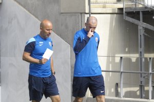 Sergio Pardo y Fernando Soriano en el Mediterráneo.