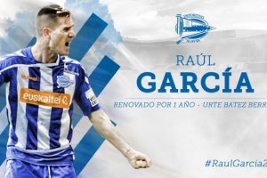 Raúl García amplía su contrato con el Alavés.