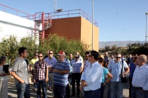 Regantes andaluces acuden a Almería a conocer la gestión del agua