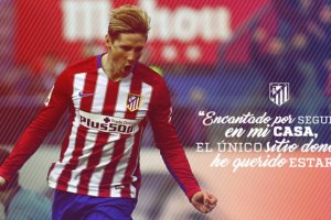 Fernando Torres seguirá disfrutando en el Atléti.