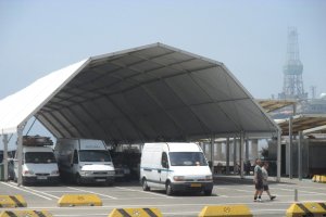 Panorámica del puerto de Almería este fin de semana