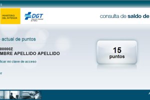 El sistema permite consultar cuántos puntos nos quedan de manera online.