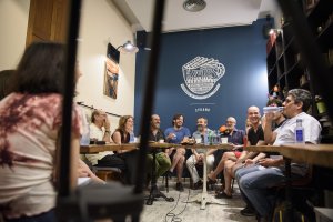Desayuno con la prensa en Café Cyrano con la compañía Teatro Clásico de Sevilla.