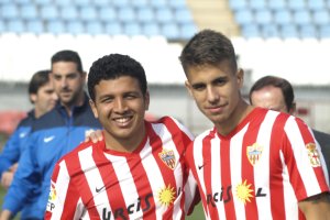 Hicham y Guirao en la foto oficial del filial.