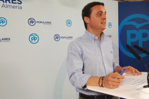 Javier Aureliano García, esta mañana.