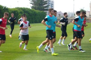 Los canteranos del Almería esperan destino en Segunda B.