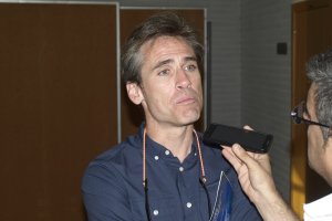 Corona, en la entrevista con LA VOZ y Cadena SER.