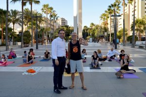 Juanjo Segura en plena clase.
