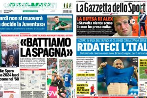 La prensa italiana levanta la moral.