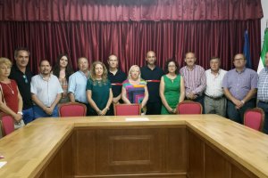 Diputados socialistas se reunen con los bomberos encargados de la zona del Medio Andarax.