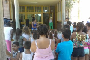 Participantes en una escuela de verano durante la temporada 2015.