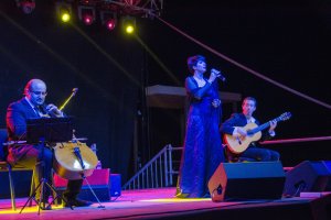 Minha Lua en su recital del domingo.