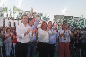Inicio del acto en Roquetas.