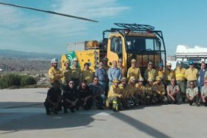 Visita del delegado provincial al Cedefo de Alhama de Almería.