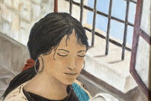 Retrato de Emilia ‘La canastera’ atribuido a Bartolomé Marín.