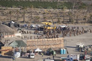 Rodaje de "Juego de Tronos" en Almería.