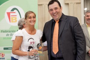 José Francisco Cara con Desiré del C. B. Roquetas.